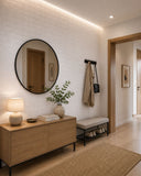 3D wall panel 70*77cm 3mm Brick White SW-00000174