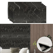 Self-adhesive vinyl tile 600*300*1,5mm MARBLE  Black SVT-106 mat