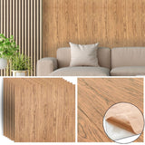3D wall panel 70*70cm 5mm Wood Brown 090