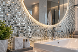Self-Adhesive Glass Mosaic 30x30 cm. SW-00002371