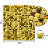 Self-Adhesive Glass Mosaic 30x30 cm. SW-00002372