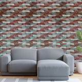 3D wall panel 70*77cm Old Brick Multi 340