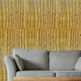 Panel ścienny 3D 70*70cm 4mm Drewno Żółtobrązowy