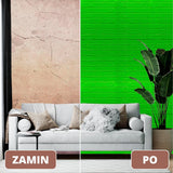3D wall panel 70*77cm Brick Green 013