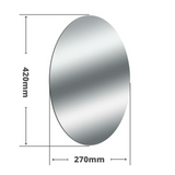 Lustra akrylowe samoprzylepne 420х270 mm L-07