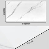 Vinyl tile 600*300*1,5mm Marble White SVT-111