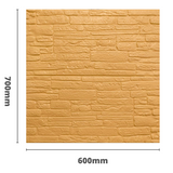 3D wall panel 70*60cm Stone Cashmere 190