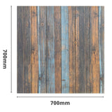 Panel ścienny 3D 70*70cm 6,5mm Wood Multi 086