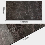 Self-adhesive vinyl tile 600*300*1,5mm MARBLE Black SVT-109