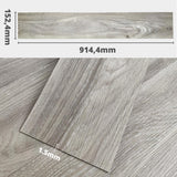 Vinyl tile 152,4*914,4*1,5mm Wood Light Grey SVT-001