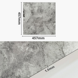 Self-adhesive vinyl tile 457*457*1,5mm MARBLE Onyks SVT-100 mat