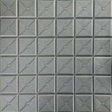 3D decorative wall panel 70*70cm 8mm Silver 177