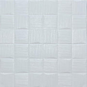 Self-adhesive 3D decorative wall panel 70*70cm 5mm White 185