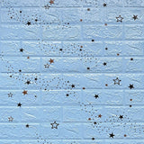 Dekoracyjny panel ścienny 3D 70*77cm Stars Blue 022