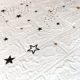 3D decorative wall panel 70*77cm Stars White 021
