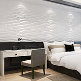 3D wall panel 70*77cm Brick White 031