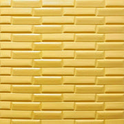 3D wall panel 70*77cm Brick Yellow 032