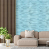 Samoprzylepny panel dekoracyjny 3D na ścianę 60*60cm 4mm Jasny Niebieski 196
